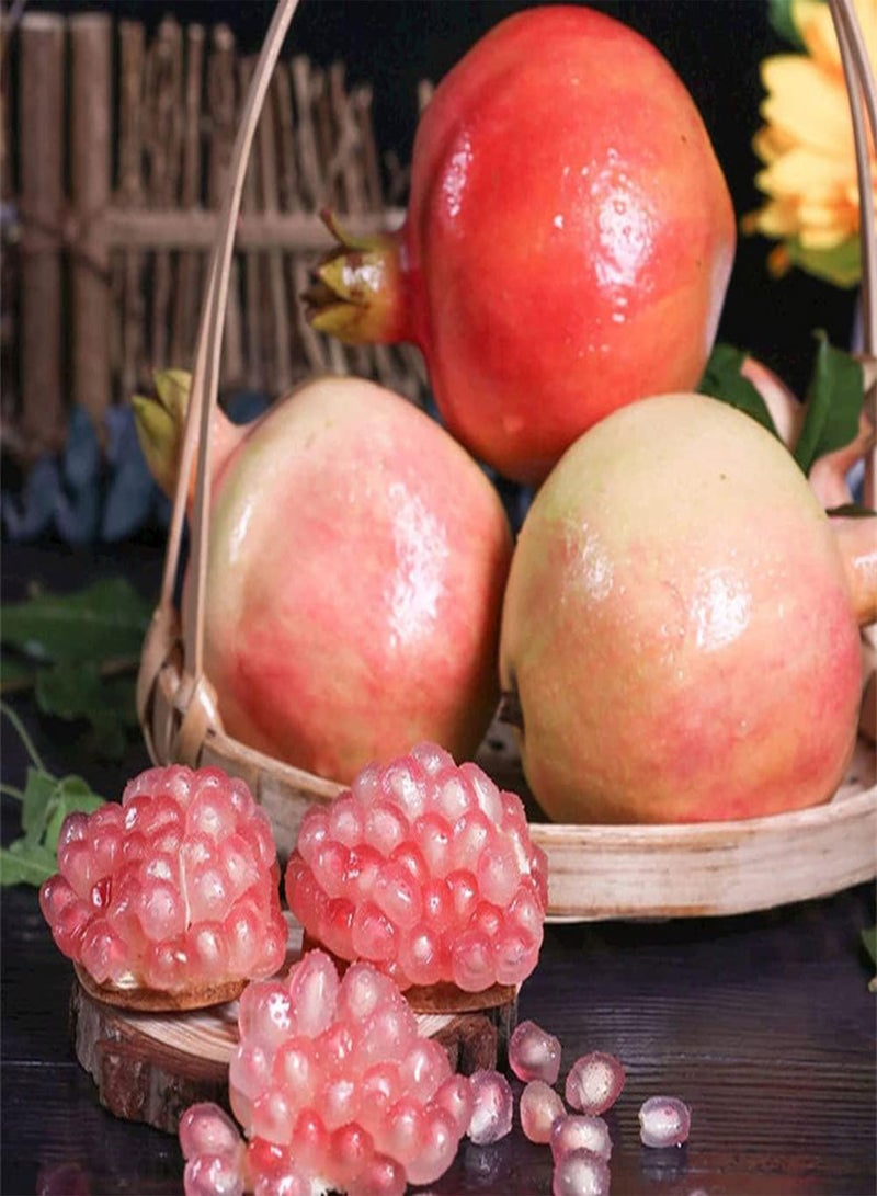 جي جوت 100 قطعة من بذور الرمان، فاكهة غير معدلة وراثيًا، مغذية ولذيذة وحلوة وعصيرة، مزروعة في حديقة المزرعة، سهلة العناية، مناسبة للمبتدئين - Image 1