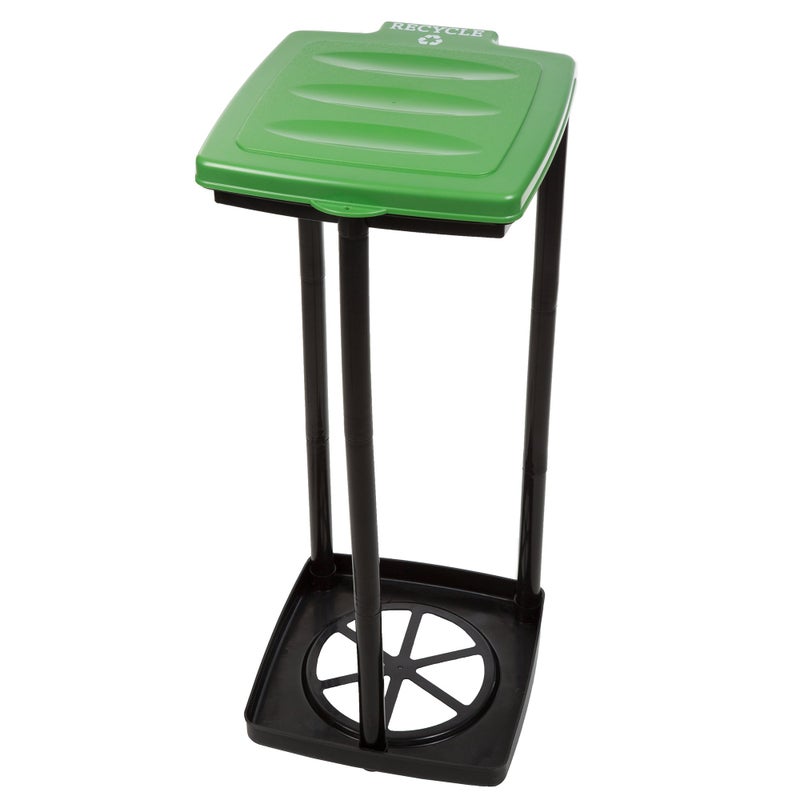 Wakeman Portable Trash Bag Holder  Collapsible Trashcan for Garbage  IndoorOutdoor Use  Ideal for Camping Recycling and More by Wakeman Outdoors Green 