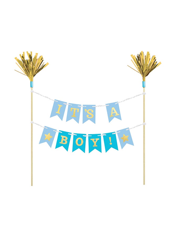Amscan It's A Boy Cake Pick, Baby Shower Party Supplies