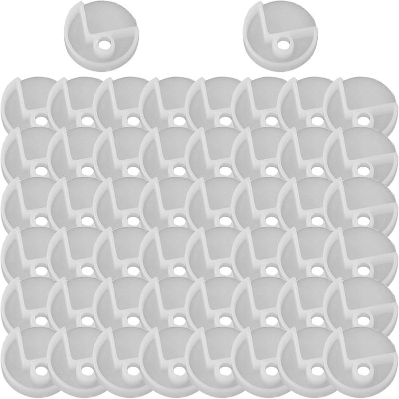 50 قطعة من مشابك تركيب المرآة على الحائط لتثبيت ألواح الزجاج بدون إطار - Image 1