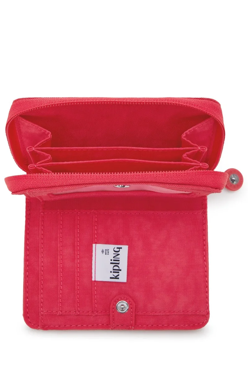 kipling Money Love Medium Female Wallet - Resort Pink