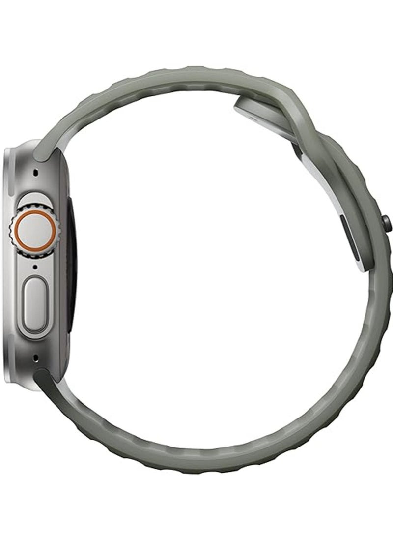 SNBFA متوافق مع أبل ووتش سلسلة 10 سوار 49mm 46mm 45mm 44mm 42mm ، لينة سيليكون سوار للماء استبدال سوار ، ووتش الترا 2 / iwatch سلسلة 10 9 8 7 6 5 4 س - Image 3