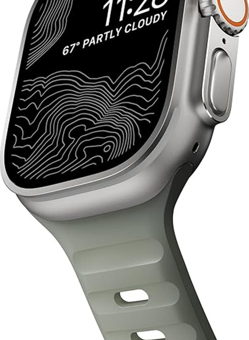 SNBFA متوافق مع أبل ووتش سلسلة 10 سوار 49mm 46mm 45mm 44mm 42mm ، لينة سيليكون سوار للماء استبدال سوار ، ووتش الترا 2 / iwatch سلسلة 10 9 8 7 6 5 4 س - Image 5