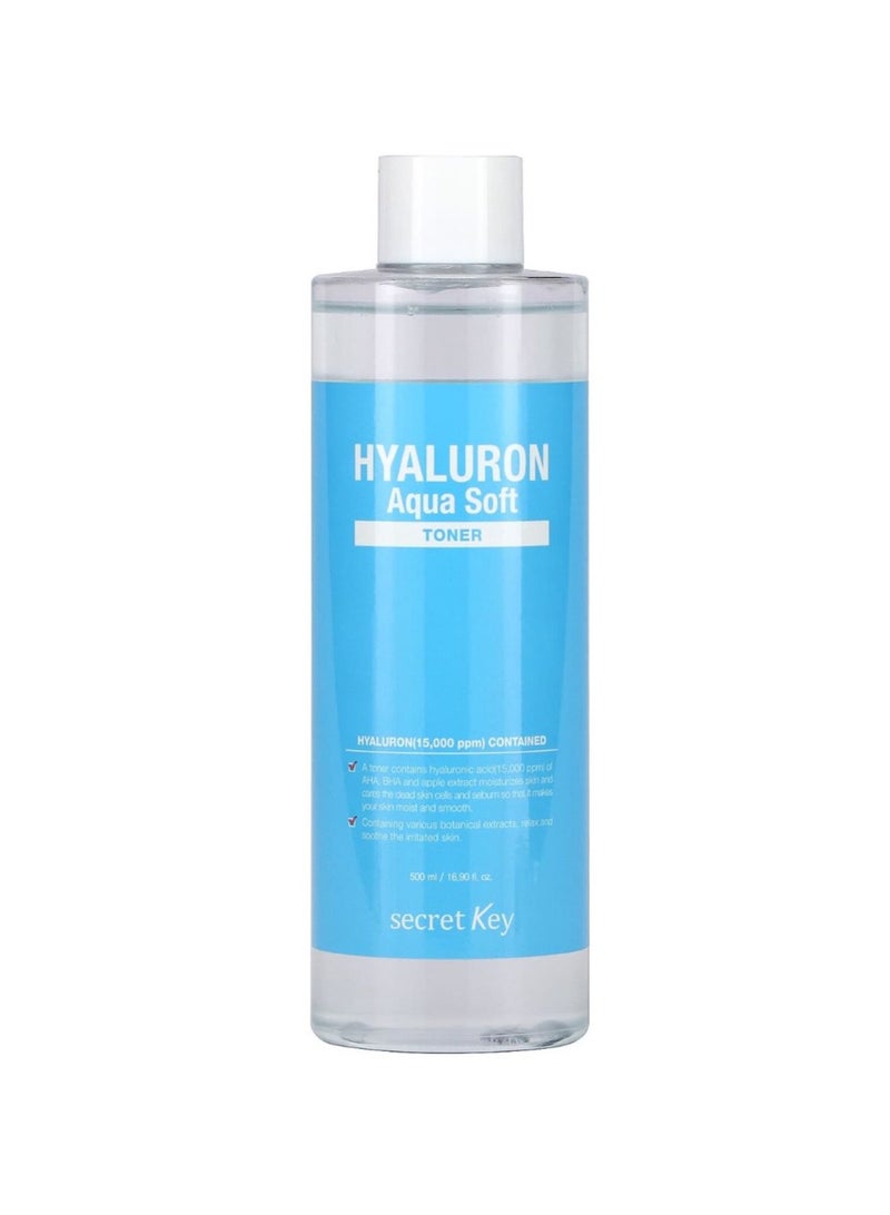 Secret Key Aqua Soft Hyaluron Water Soft Liquid Toner (500 ml) - Image 1