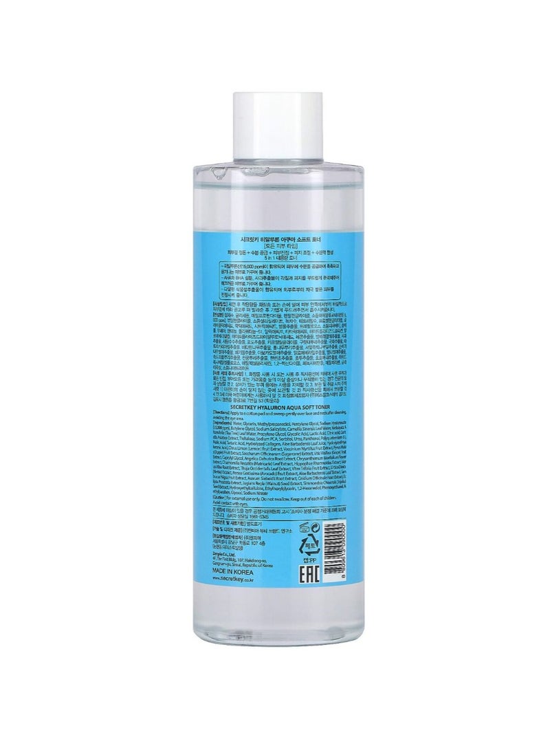 Secret Key Aqua Soft Hyaluron Water Soft Liquid Toner (500 ml) - Image 2