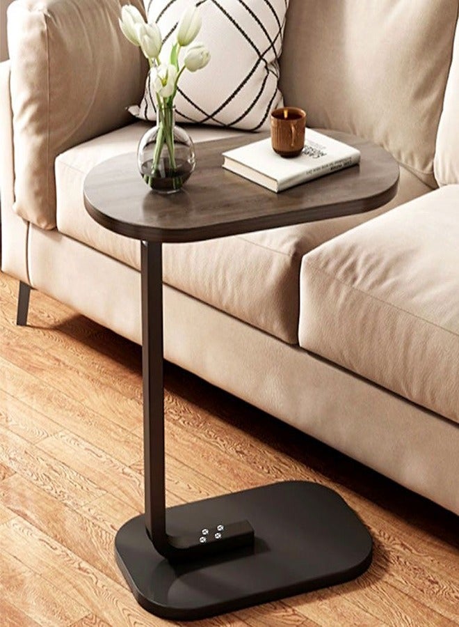 رافين طاولة قهوة بجانب السرير متعددة الأغراض على الطراز الشمالي الحديث - طاولة أنيقة مقاس 50 × 30 × 60 سم لغرفة المعيشة وغرفة النوم والمساحات الصغيرة - Image 1