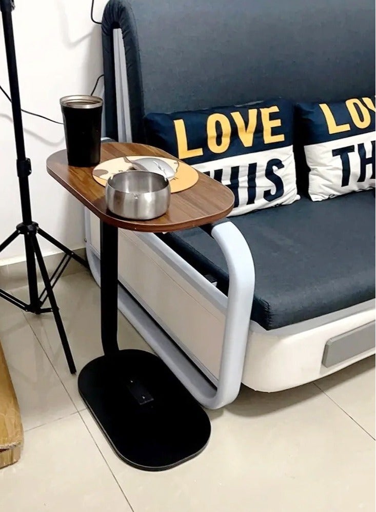 رافين طاولة قهوة بجانب السرير متعددة الأغراض على الطراز الشمالي الحديث - طاولة أنيقة مقاس 50 × 30 × 60 سم لغرفة المعيشة وغرفة النوم والمساحات الصغيرة - Image 3