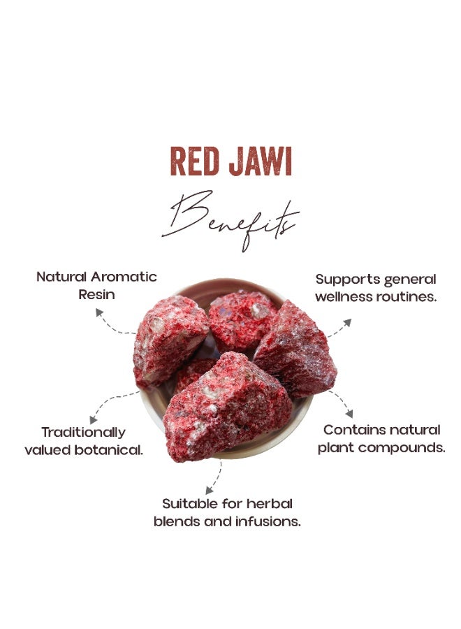 OGOC Red Jawi (Benzoin) Incense Resin Natural Sweet Aromatic for Home Fragrance and Ritual Use - Image 2