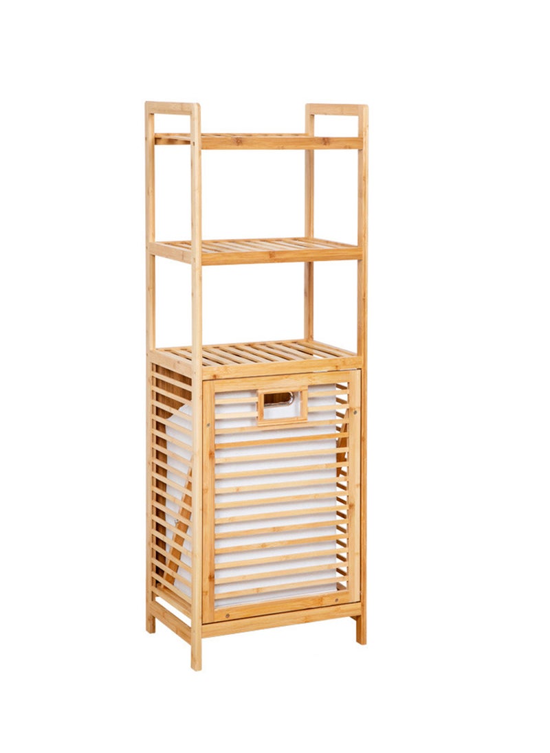 Sharpdo 4-Layer Multifunctional Bathroom Storage Drawer Cabinet With Canvas Storage Box 40*30*119cm  - Image 1