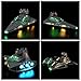 Kyglaring LED Light Kit Compatible with Lego Imperial Star Destroyer 75394 Building Blocks Upgraded Lighting Accessories for 75394 Model Set Lights Only Model Not Included Classic Version - Image 4