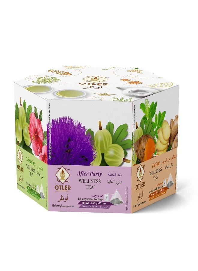 Otler SAFFRAON TEA + TULSI ASHWGANDHA TB + HEXAGON PACK TB - Image 3