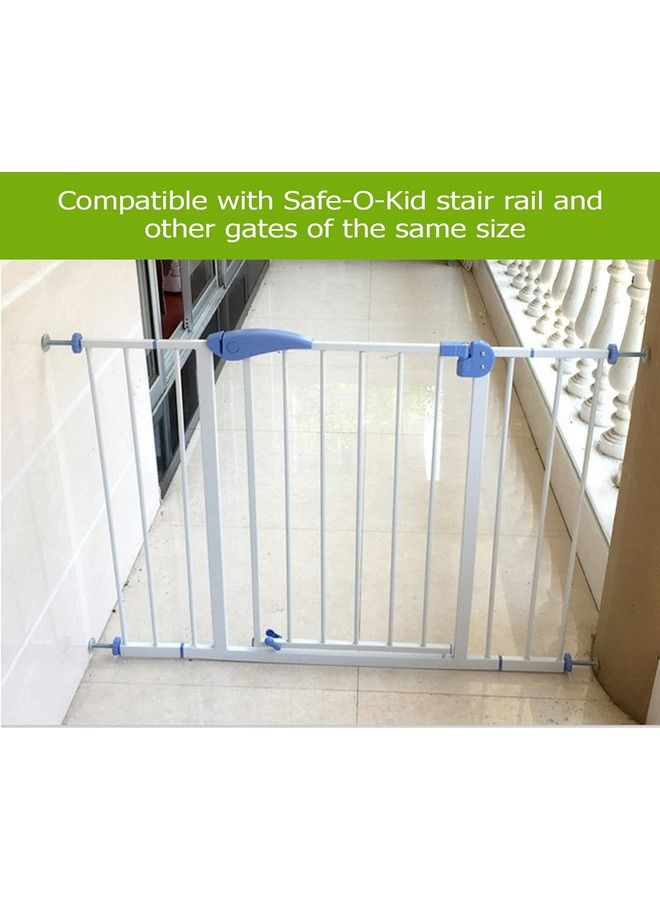 Safe-O-Kid 10Cm Safety Gate Extension;Baby Safety Metal Extensionwhite & Blue - Image 5
