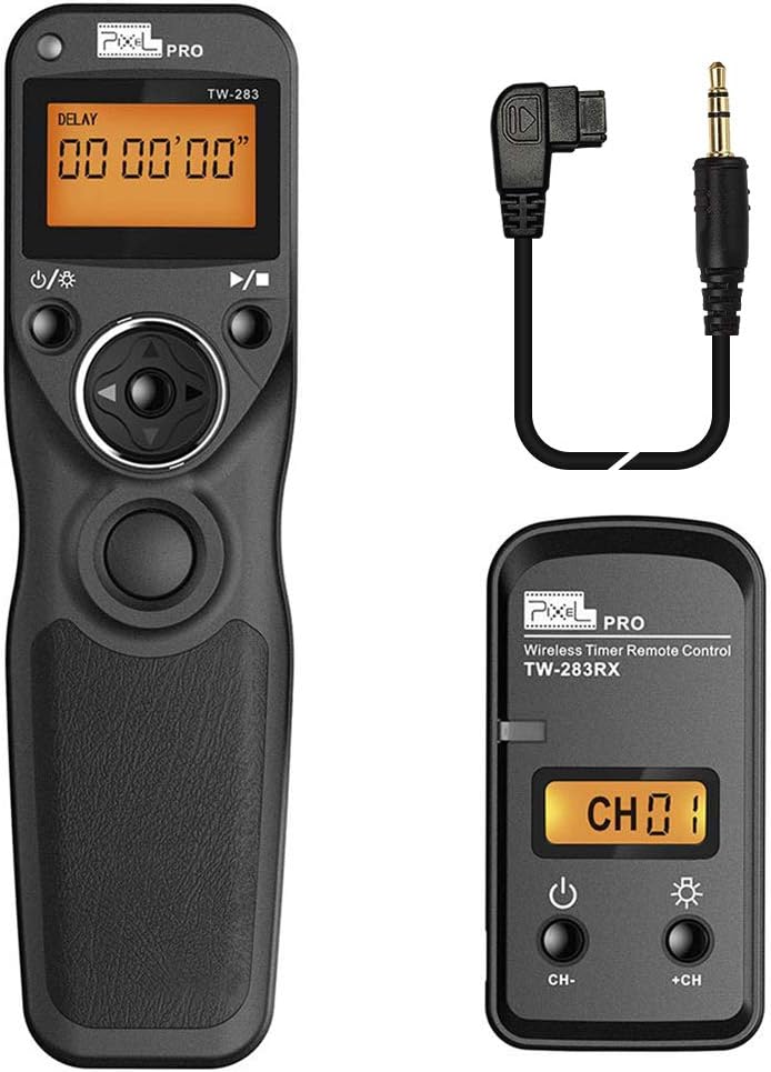Pixel Remote Shutter Release Compatible for Sony, TW-283 S1 Wireless Remote Release Cable Timer Remote Control Compatible for Sony Cameras - Image 1