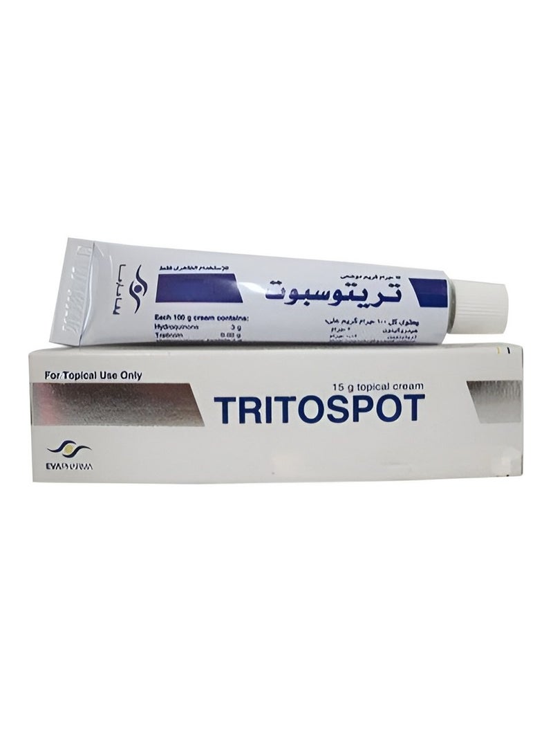 Tritospot Cream for Skin Lightening and Dark Spot Removal  15 gm