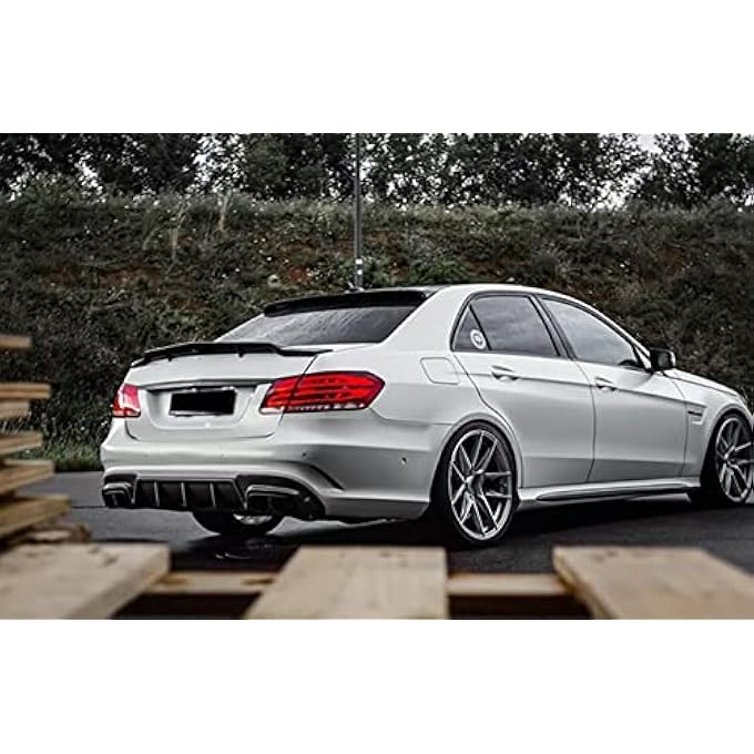 AUSMILA جناح سبويلر علوي للصندوق الخلفي لمرسيدس بنز W212 E-Class E63 2010-2016 2014 - Image 5