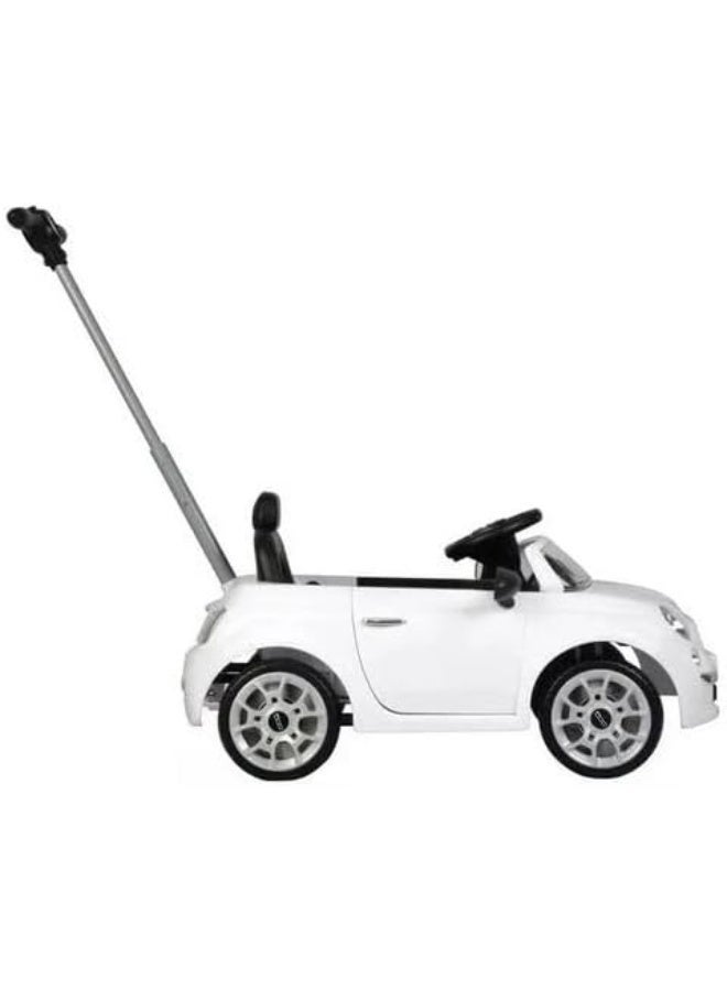 FIAT 500 Push Car With Shade White 3622C - Image 3