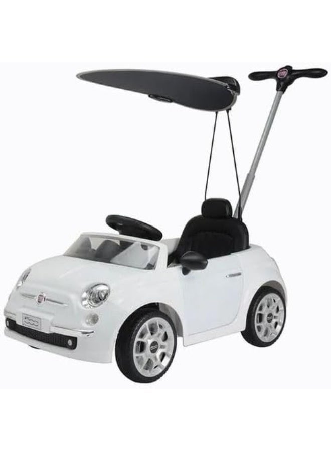 FIAT 500 Push Car With Shade White 3622C - Image 1