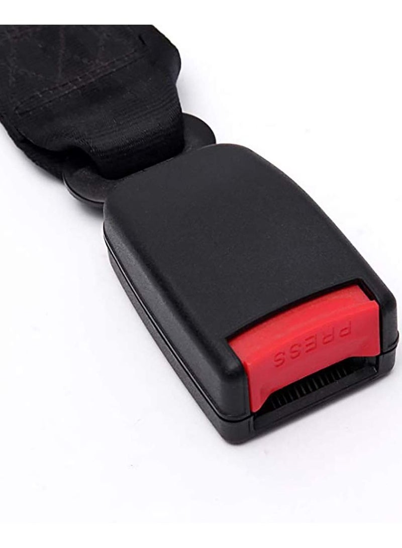 SYOSI Car Safety Belt Extender, Multi Function Car Safety Belt, Extension Belt Auto Safety Belt Extender, Lengthening Safety Belt Car Accessory Black  - Image 1