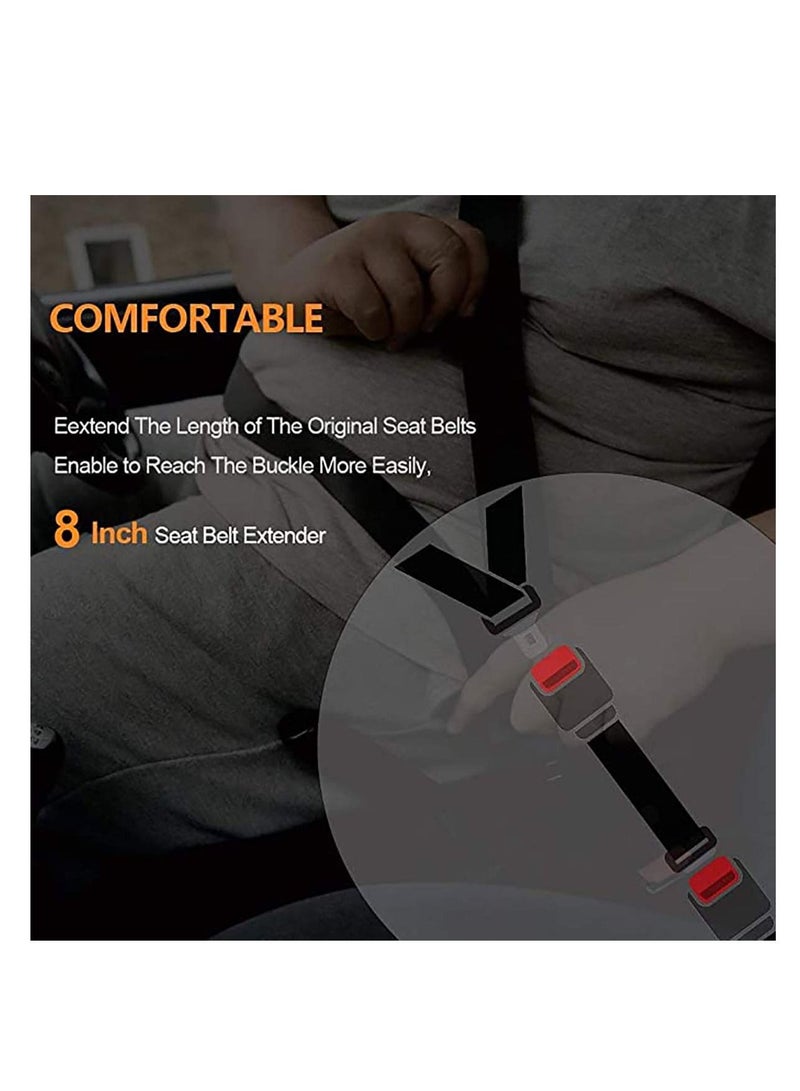SYOSI Car Safety Belt Extender, Multi Function Car Safety Belt, Extension Belt Auto Safety Belt Extender, Lengthening Safety Belt Car Accessory Black  - Image 3