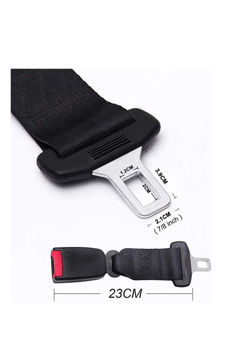 SYOSI Car Safety Belt Extender, Multi Function Car Safety Belt, Extension Belt Auto Safety Belt Extender, Lengthening Safety Belt Car Accessory Black  - Image 4