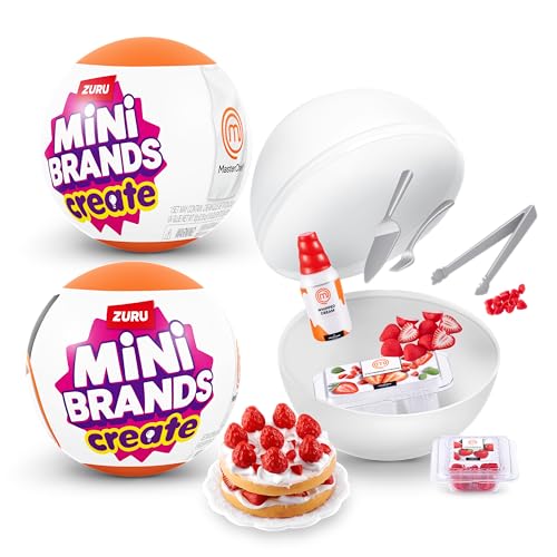 Mini Brands Master Chef Mini Brands Series 1 2 Pack Collect and Create 11 MasterChef Dishes DIY Resin Play NonEdible Collectible - Image 1