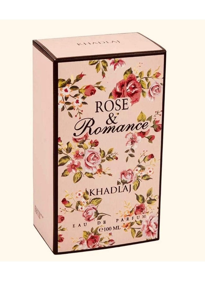 KHADLAJ Rose And Romance EDP For Women 100 ML  - Image 4