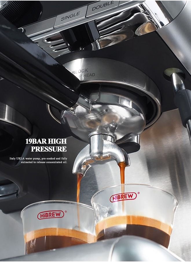 HiBREW HiBREW Barista Pro  Bean to Espresso,Cafetera Commercial Level Coffee Machine with Full Kit for Cafe Hotel Restaurant H7  - Image 2