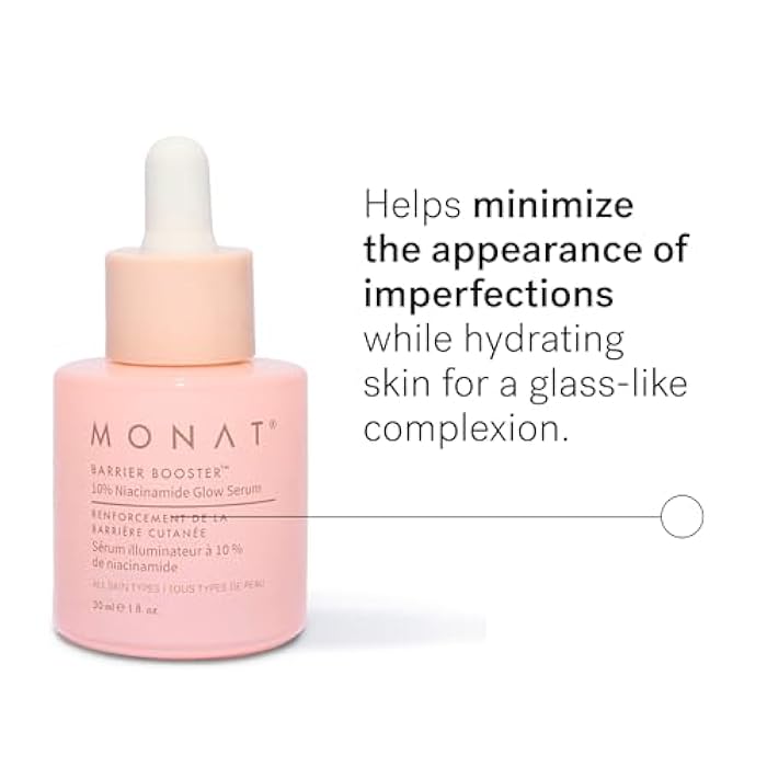 MONAT Barrier Booster™ Niacinamide Glow Serum – Lightweight, Fragrance-Free Face Serum - Hydrate, Strengthen, & Boost Skin Barrier – Layer-Ready Formula for Smooth, Glass-Skin Finish – 30 ml / 1 fl oz - Image 2