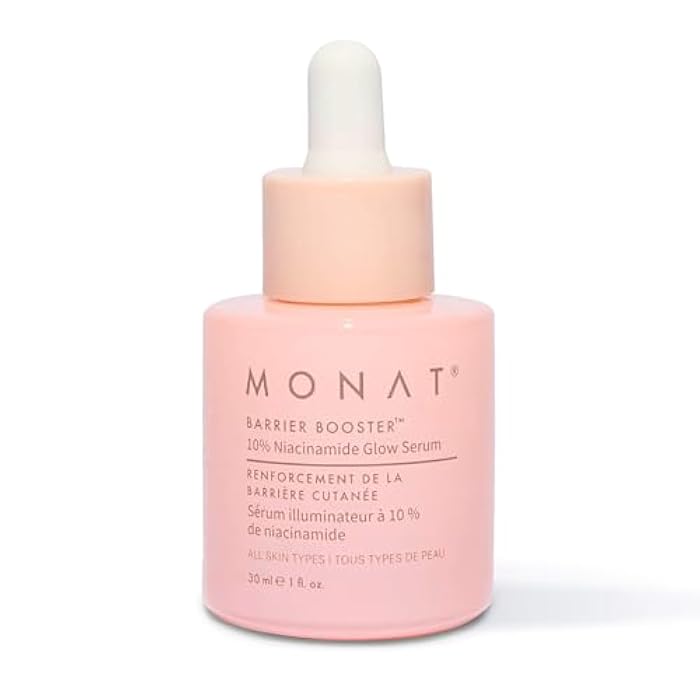 MONAT Barrier Booster™ Niacinamide Glow Serum – Lightweight, Fragrance-Free Face Serum - Hydrate, Strengthen, & Boost Skin Barrier – Layer-Ready Formula for Smooth, Glass-Skin Finish – 30 ml / 1 fl oz - Image 1