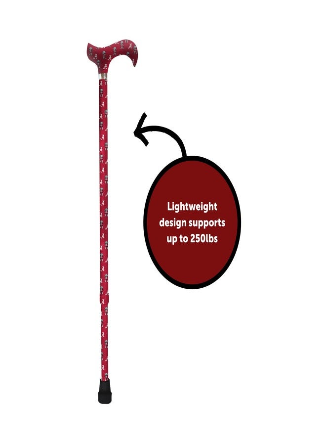 WC The University of Alabama Walking Cane - Officially Licensed Cane for Die-Hard Fans, Adjustable, Crimson - Image 4