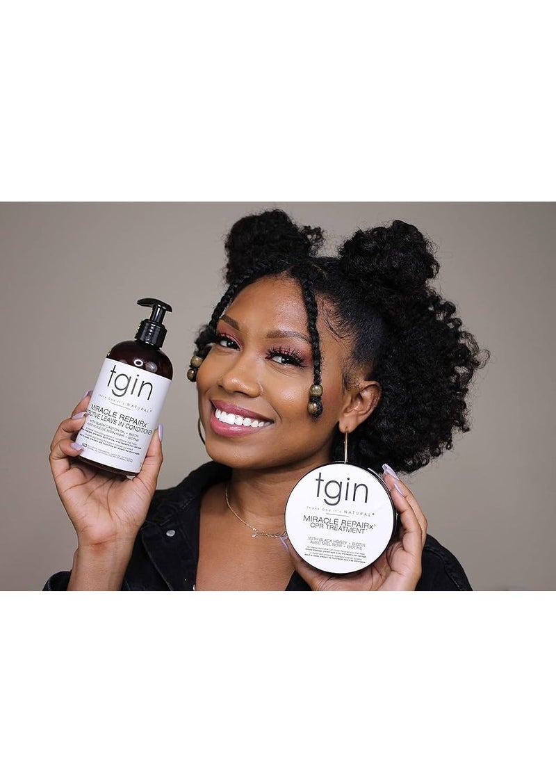 Tgin Miracle Repair Protein to Rebuild Frizzy Hair and Restore Scalp Health 340ml  - Image 3