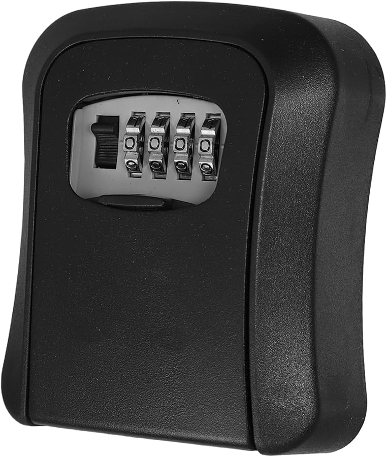 Large Capacity Weatherproof Zinc Alloy Key Lock Box Combination Wall Mount For Outdoor House Car - Image 2