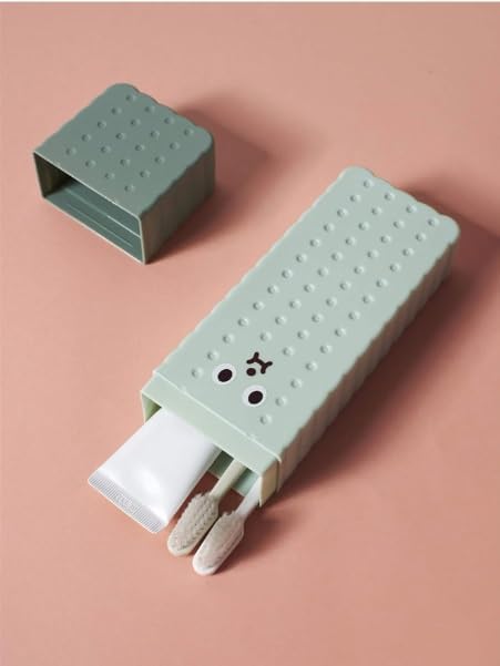 PRITAMA Travel Toothbrush Toothpaste Case Holder Portable Toothbrush Storage Plastic Toothbrush Holder (1 Pcs) - Image 2