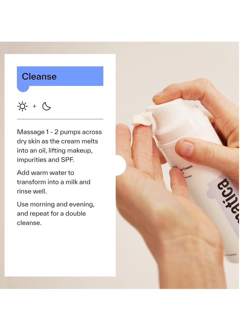 Dermatica Dermatica Caring Squalane Cream Cleanser I Daily Wash For Dry or Combination Skin Types (150ml)  - Image 2