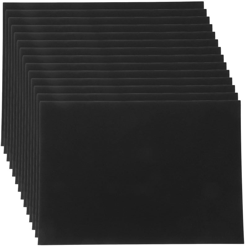 A4 Black Textured Paper Document Covers 100 Sheets Office Presentation Binding Report Protection - Image 1