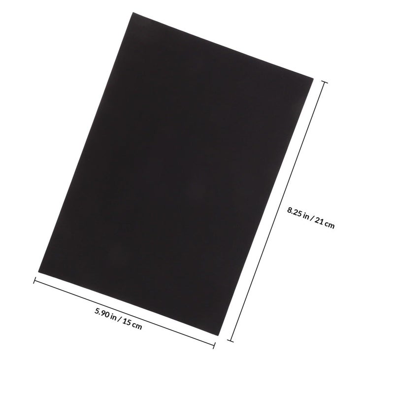 A4 Black Textured Paper Document Covers 100 Sheets Office Presentation Binding Report Protection - Image 2