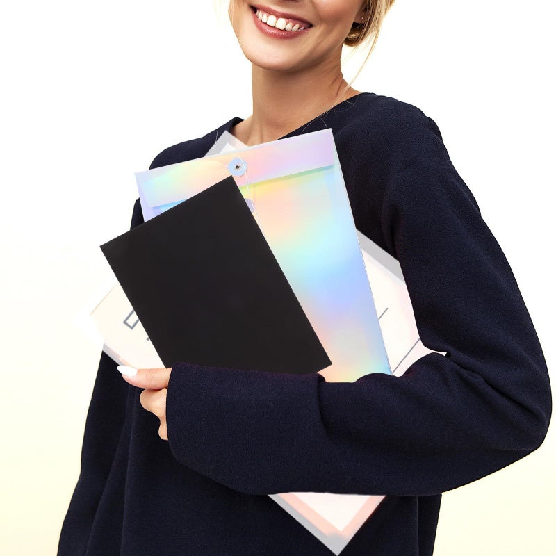 A4 Black Textured Paper Document Covers 100 Sheets Office Presentation Binding Report Protection - Image 5