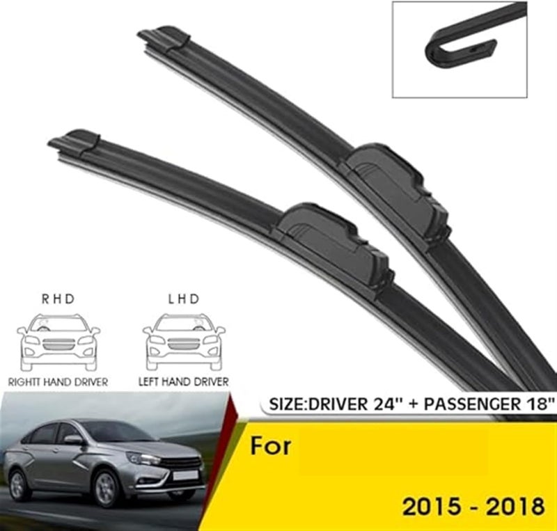 Wivplex Windshield Wiper Blades for Lada Vesta 2015-2018 - Image 2