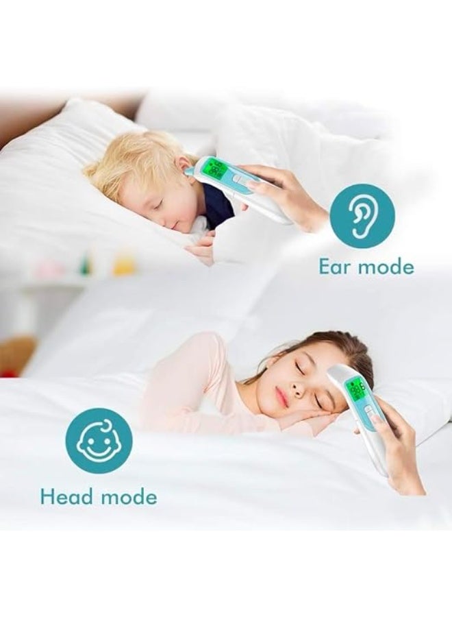 20D Professional Digital Infrared Thermometer - Dual Mode Ear & Forehead Temperature Gun - Non-Contact Medical Grade Accurate Readings for Babies, Kids & Adults - Image 2