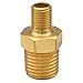 LockNFlate Tire Inflator Adapter 14 NPT m to Schrader Valve m Made in the USA Brass Upgrade the air chuck on any tire inflator air compressor or air hose - Image 2