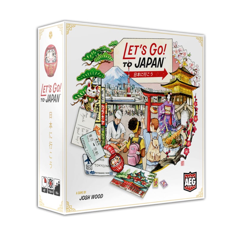 AEG Lets Go to Japan Board Game Storytelling Travel Planning Strategy Card Game Plan Experience Your Dream Vacation 14 Players Ages 10 - Image 2