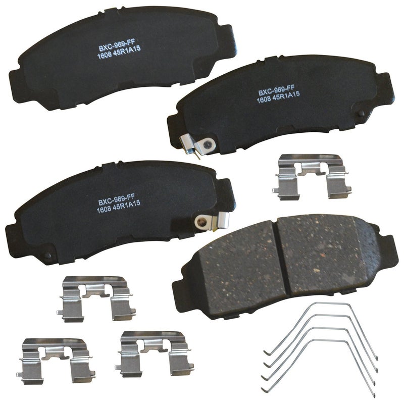 Bendix Premium SBC1608 Ceramic Front Brake Pads for Acura CSX 2010-2006, Honda Accord 2007-2003, Civic 2010-2006, Civic 2013-2012 - Image 3