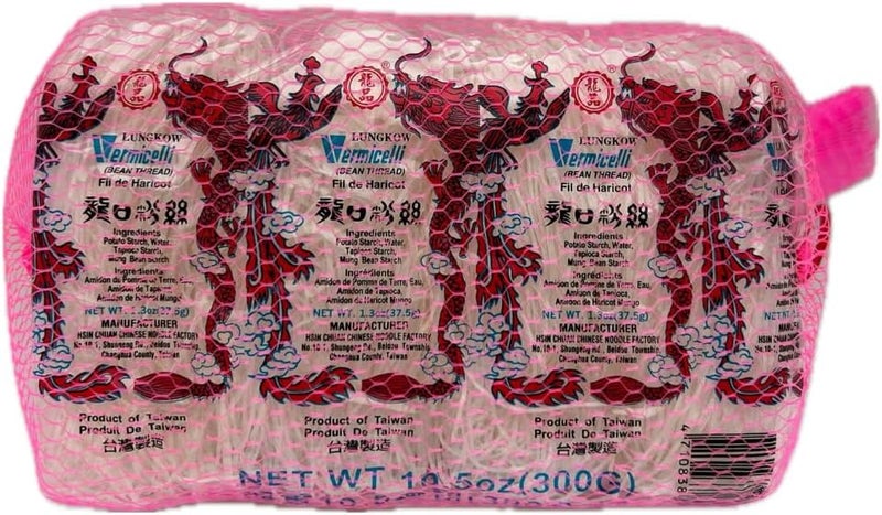 LongKou Lungkow Bean Thread Vermicelli - 10.5oz (Pack of 8) - Image 1