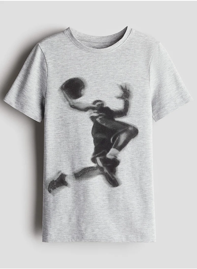 H&M Printed Cotton T-Shirt