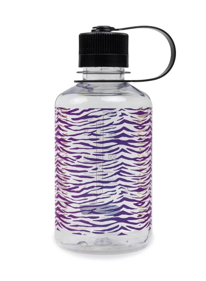 نالجين عبوة ماء شفافة 16 أونصة بطباعة حمار وحشي قوس قزح