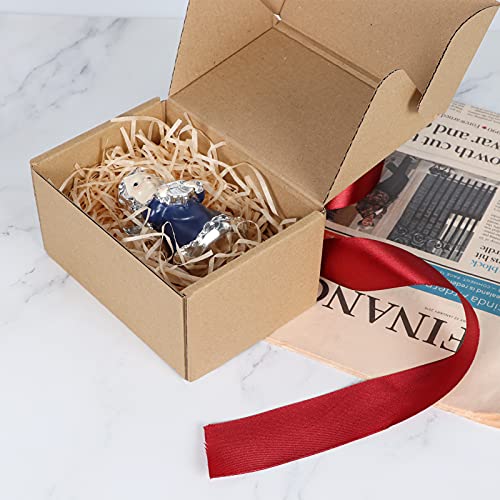 PHAREGE 6x4x3 inch Shipping Boxes Bulk 25 Pack Brown, Tab Lock Tuck Top Mailer Boxes for Packaging Small Business, Small Cardboard Gift Boxes for Wrapping Mailing Presen - Image 3