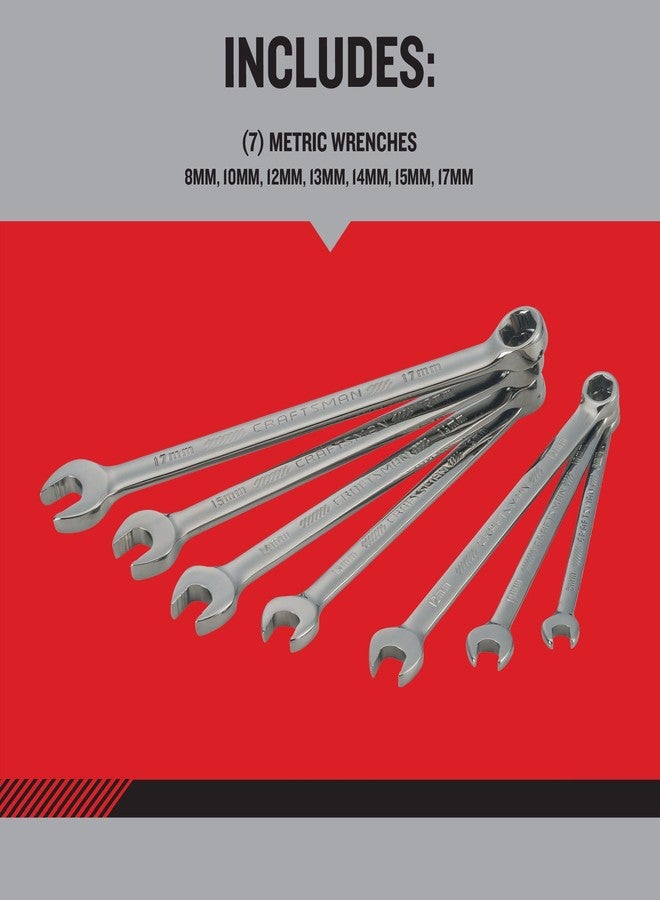 CRAFTSMAN OVERDRIVE 7-Piece Metric Wrench Set (CMMT87807) - Image 4