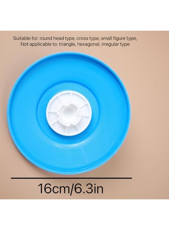 عصا استبدال ممسحة دوارة 360 درجة، عصا استبدال قابلة للتلسكوب أداة تنظيف ملحقات نسخة معززة سميكة زرقاء، عصا ممسحة بديلة - Image 4