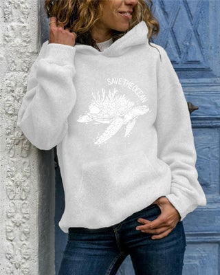 white hooded