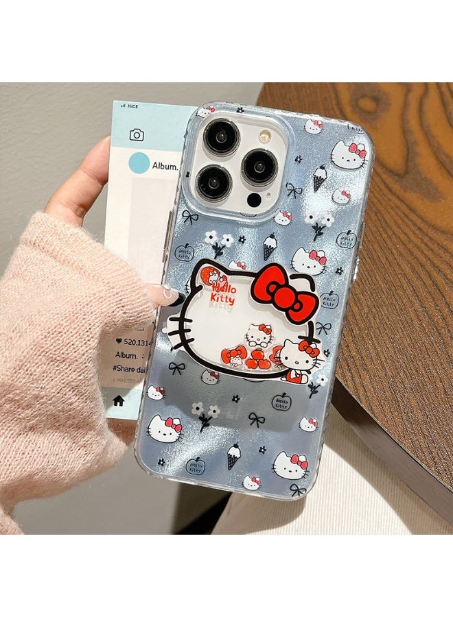 NIBEMINENT Cute Kitty Head Protective TPU Case Cover For iPhone 17 Pro Max, Whitening